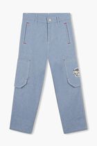 Pants with Brand Logo Print