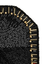 طقم قواعد الأكواب لوكسر باللون الأسود - 4 قطع