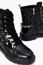 JELLARD QUILTED ANKLE BOOTS