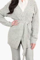 Sibilla Belted Embellished Cardigan