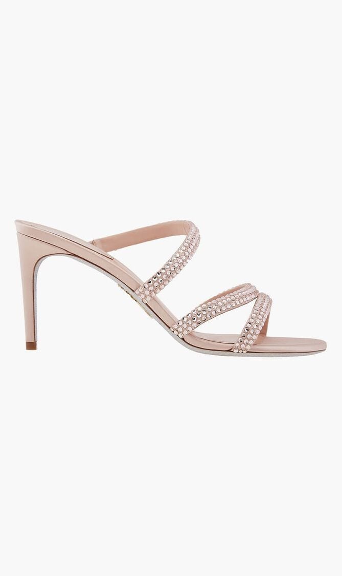 Lisa Crystals 80 Slider Sandals