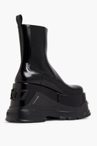 PLAIN ROUND TOE PLATFORM BOOT PLAIN ROUND TOE PLATFORM BOOT
