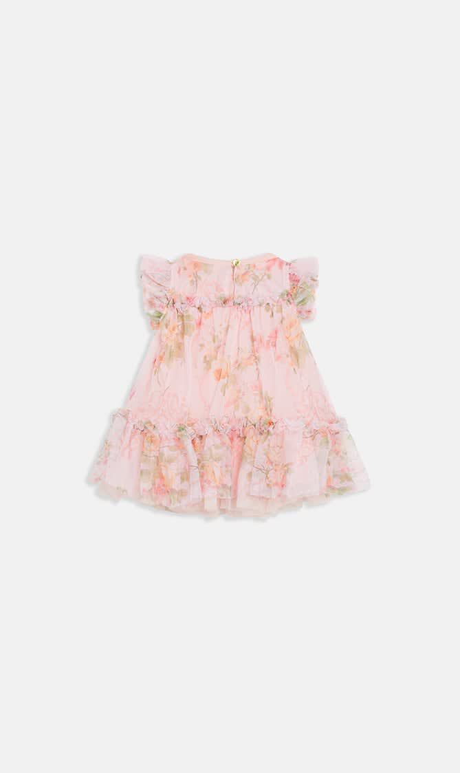ROSEBUD FLOWER DRESS BEGONIA PINK