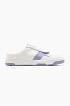 MULE WHITE PURPLE LEATHER LADIES