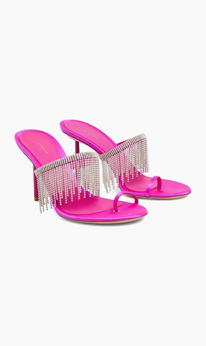 The Jewels 80mm fringed sandals