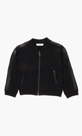 Logo Print Zip Sweatshirt