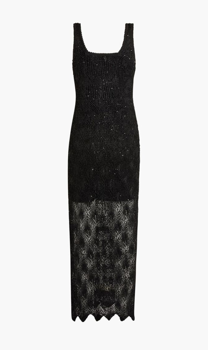 Sleeveless Square Neck Liza Dress Sleeveless Square Neck Liza Dress