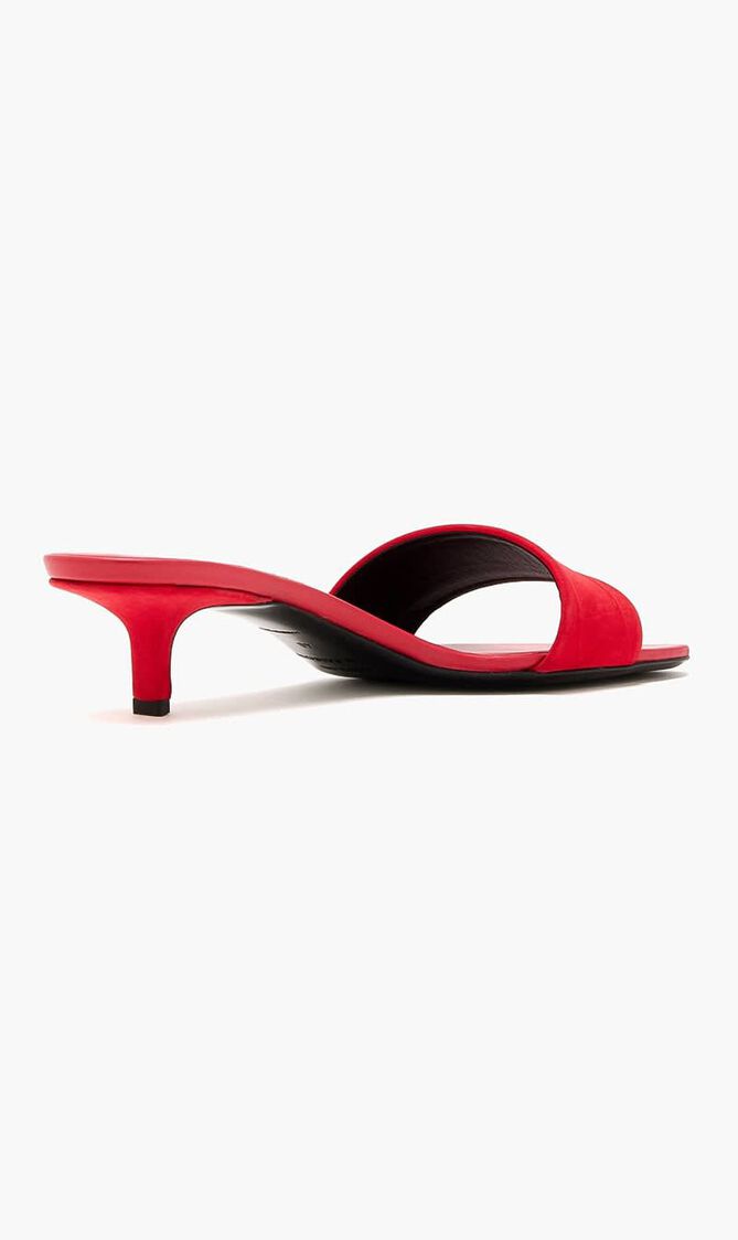 SARAFINA KITTEN HEEL MULES