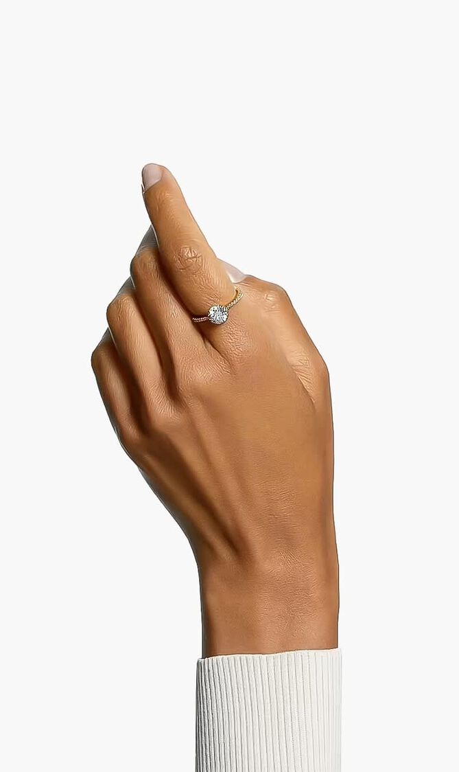 SJC CONSTELLA RING RND M WHITE/GOS 60MM