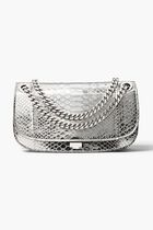 Embossed Leather Envelope Bag