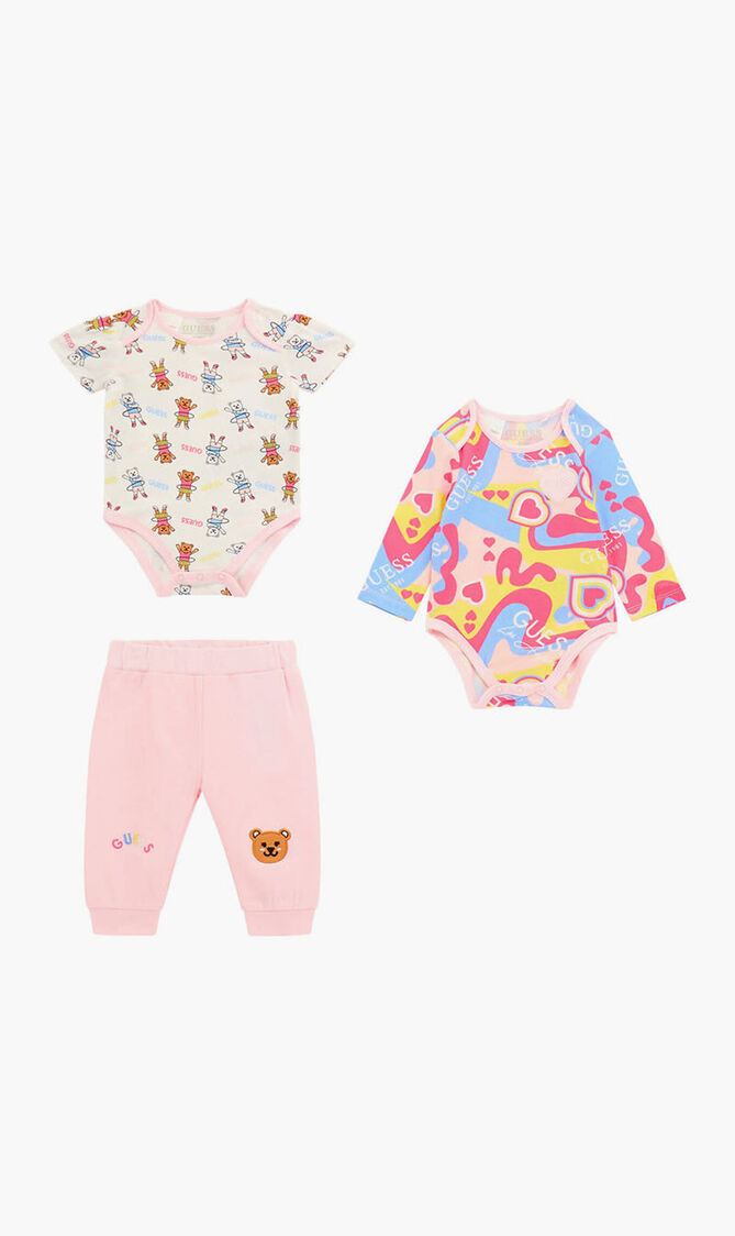 3 Piece Bodysuit Set