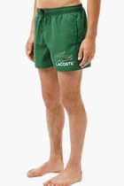 Croc Print Swim Trunks