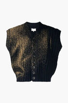 WOOL VEST CARDIGAN