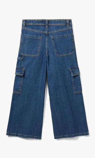 Wide Leg Cargo Jeans
