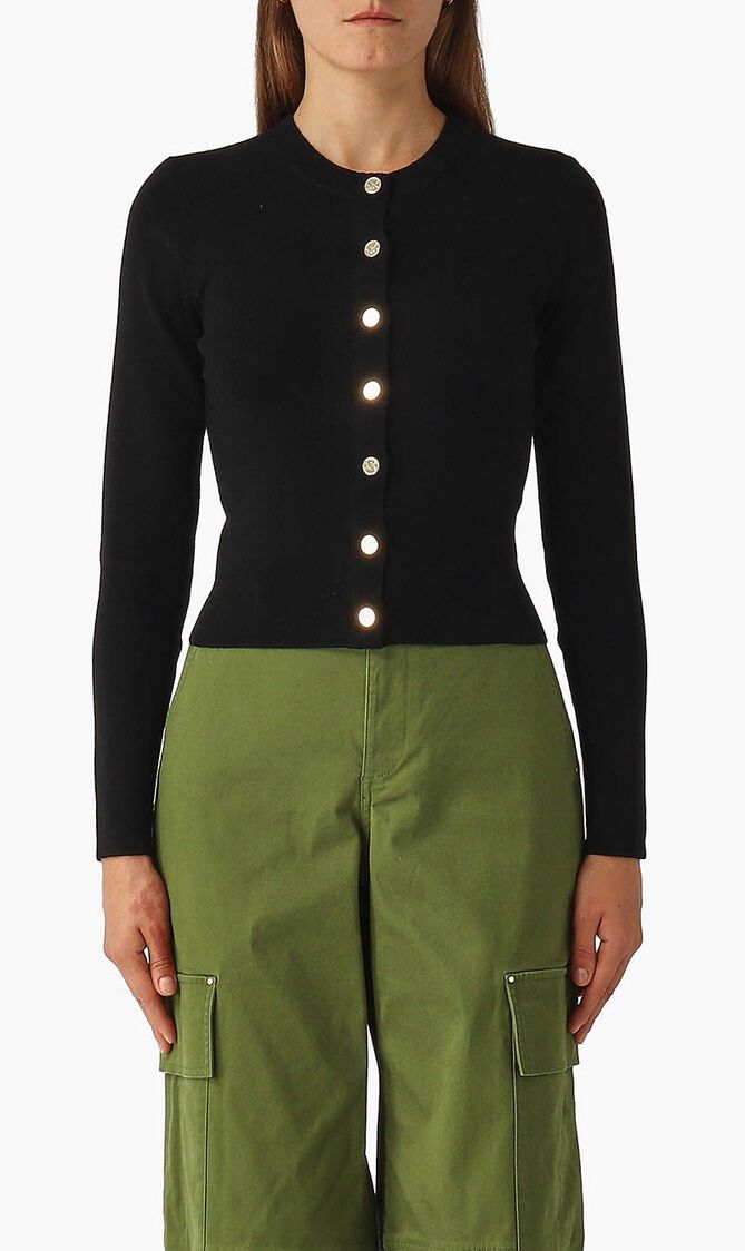 Merino Wool Blend Cardigan