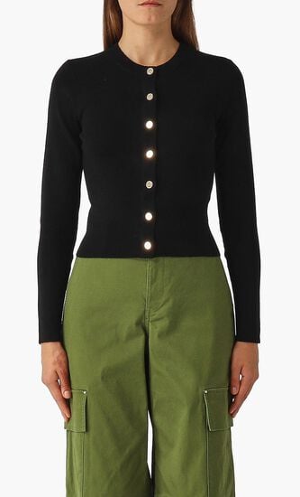 Merino Wool Blend Cardigan