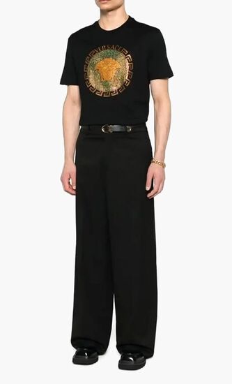 Medusa Head Motif T Shirt