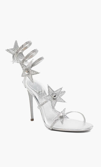 GREY SATIN LABRADOR STRASS