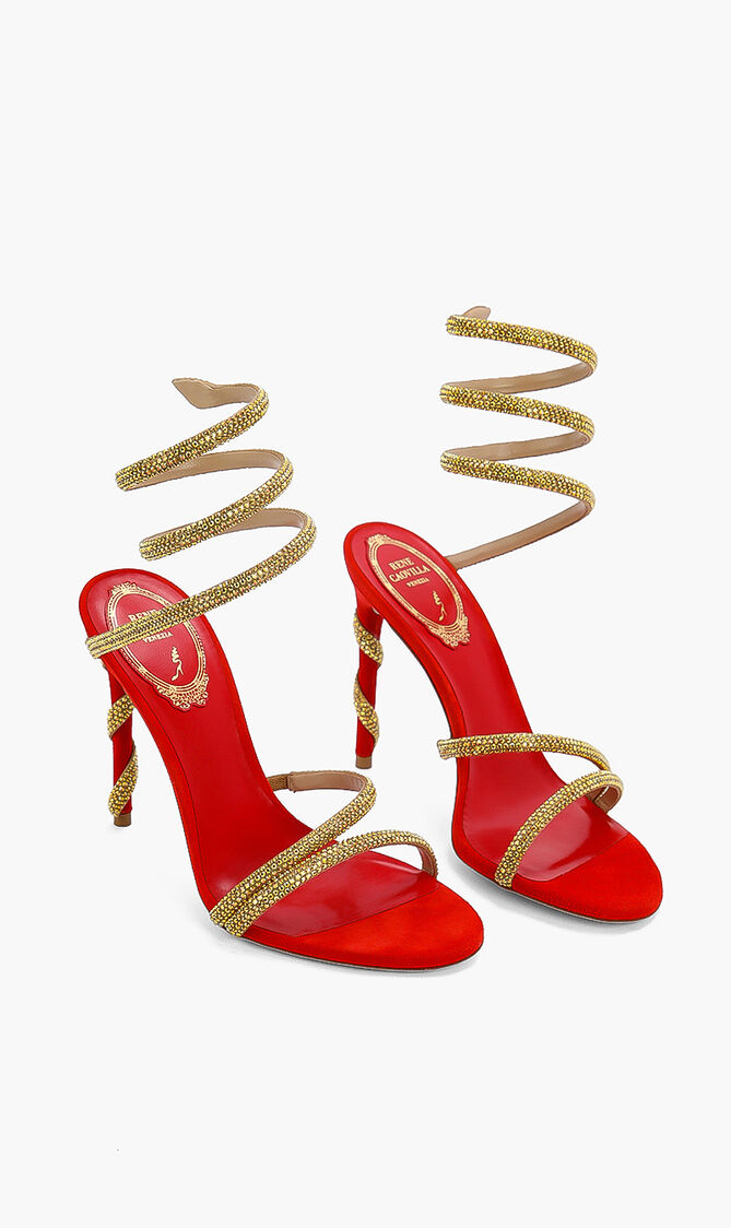 Sunshine Strass Heels