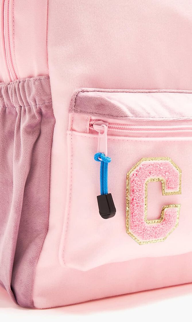 Chenille Sparkle Letter 'C' patch