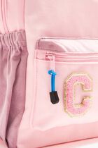 Chenille Sparkle Letter 'C' patch