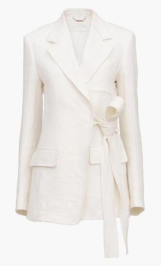 Tie-Closure Jacket