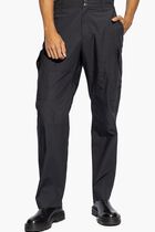 INFORMAL PANT LIGHT COTTON GABARDINE FABRIC + VERSACE STAMP EMBROIDERY