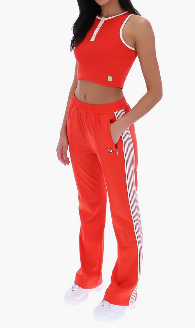 TRACK PANT WITH FLAT KNIT