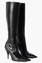 CRESCENT BOOT BLACK SILVER CRESCENT BOOT BLACK SILVER