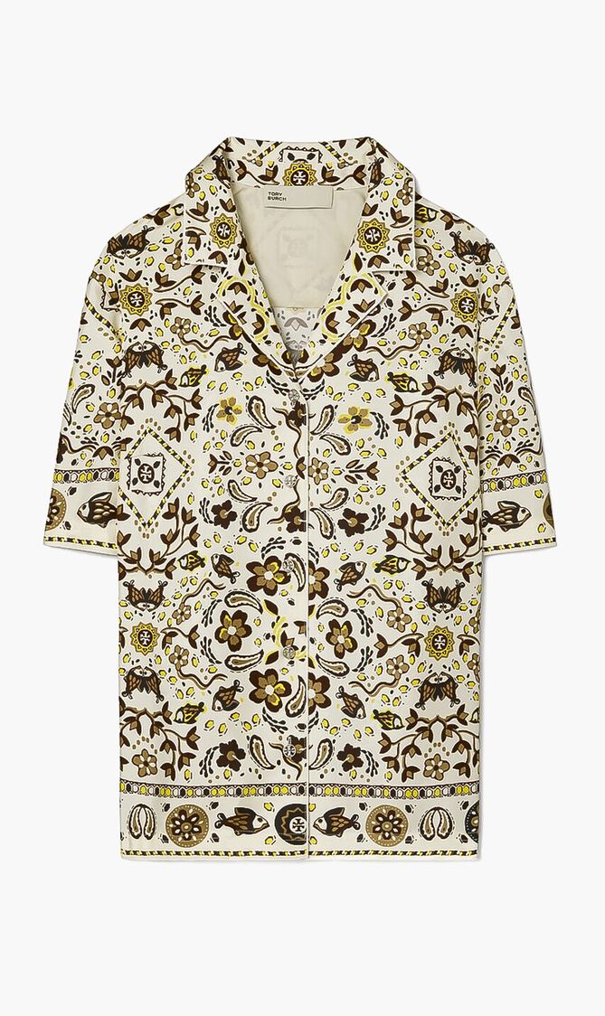 Printed Silk Shirt