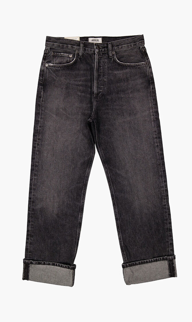 WOVEN DENIM PANTS