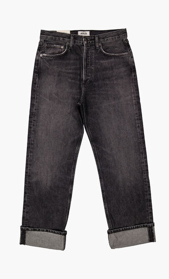 WOVEN DENIM PANTS