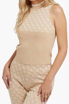 Sleeveless 4G Sweater Top