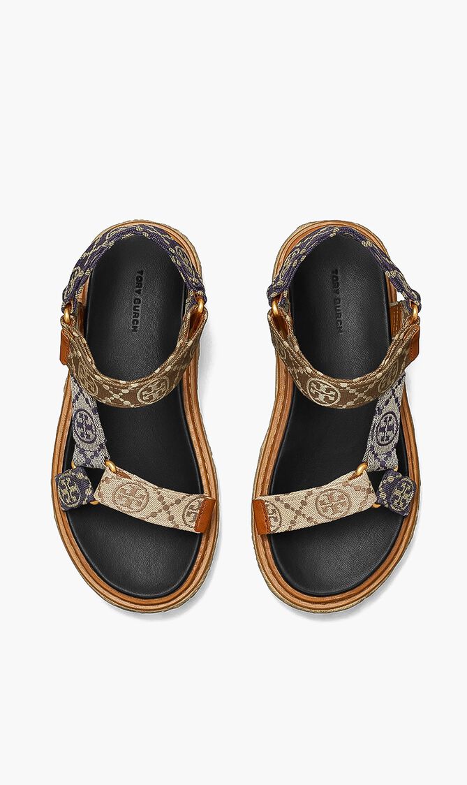 T Monogram Rope Sport Sandal