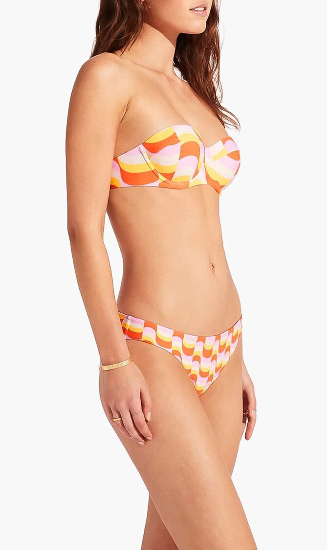 Modern Take Bustier Bikini Top