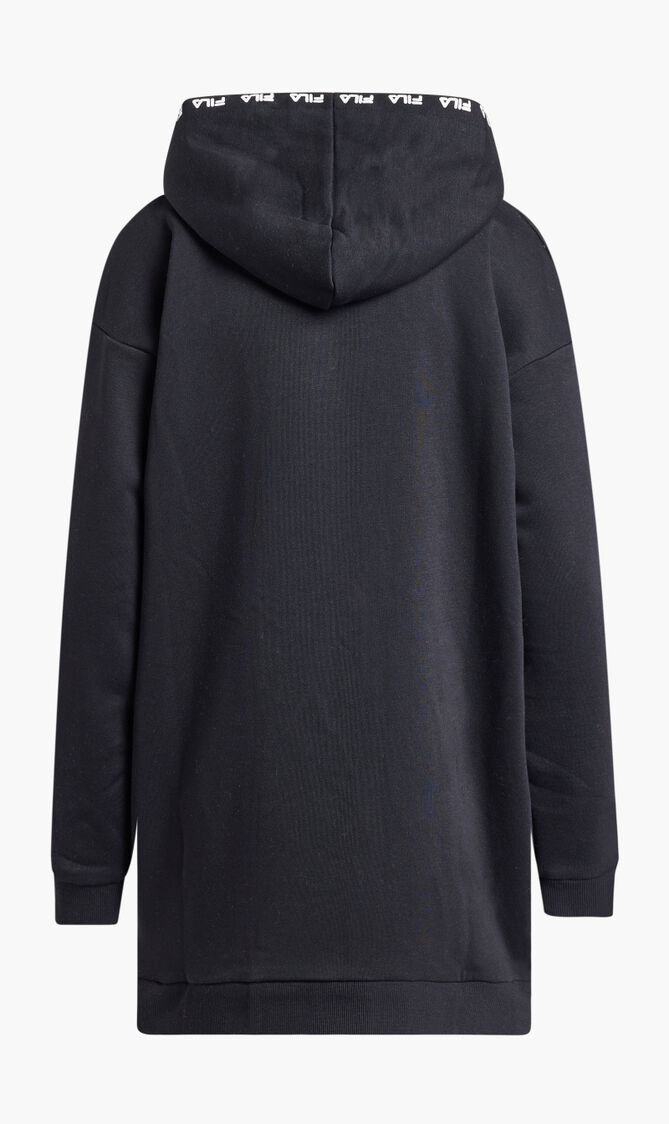 CLEO HOODIE DRESS WITH LOGO DETAIL