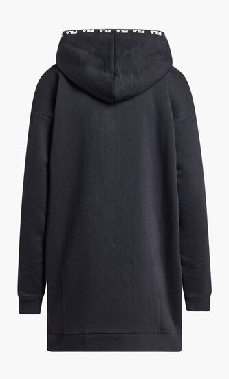 CLEO HOODIE DRESS WITH LOGO DETAIL