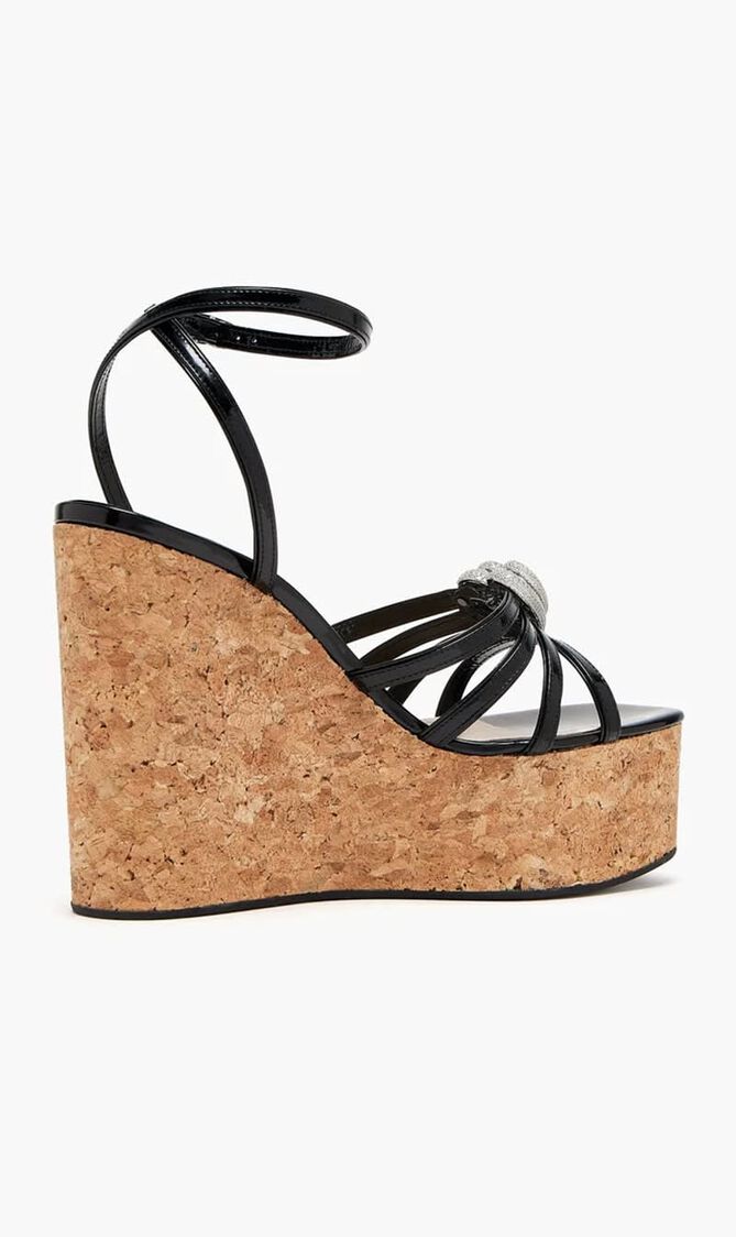 Double Heart wedge sandals