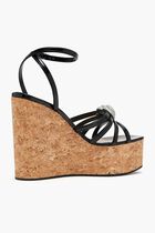 Double Heart wedge sandals