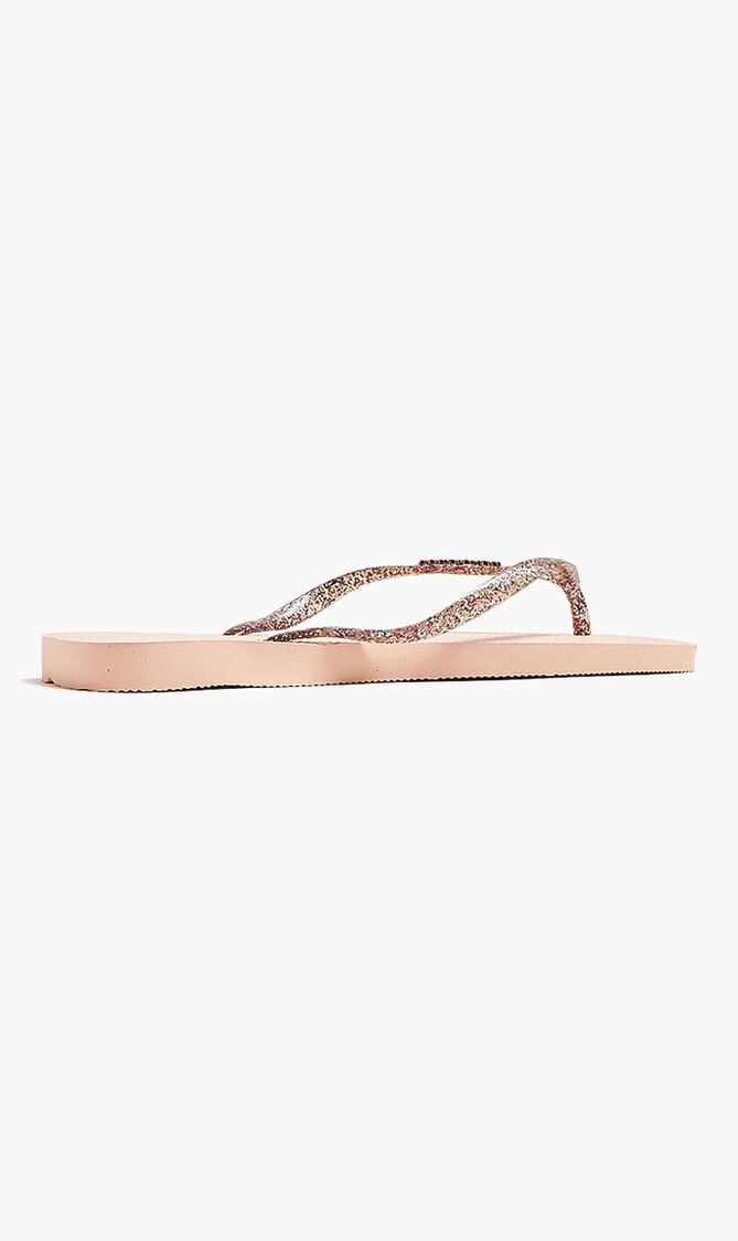 Slim Square Logo Flip Flops Slim Square Logo Flip Flops
