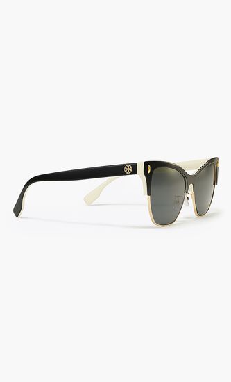 BLACK FRAME WITH DARK GREY LENS 53