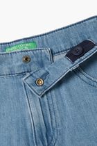 Lightweight Denim Bermuda Shorts