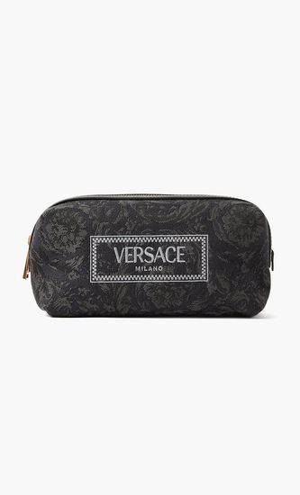 BEAUTY POUCH EMBROIDERY JACQUARD BAROCCO+CALF