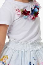 T SHIRT CON FIORI E FRUTT