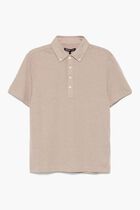 Cotton Blend Piqué Oxford Shirt