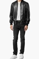 PANT DENIM STONE WASHED BLACK DENIM + VERSACE EMBROIDERY