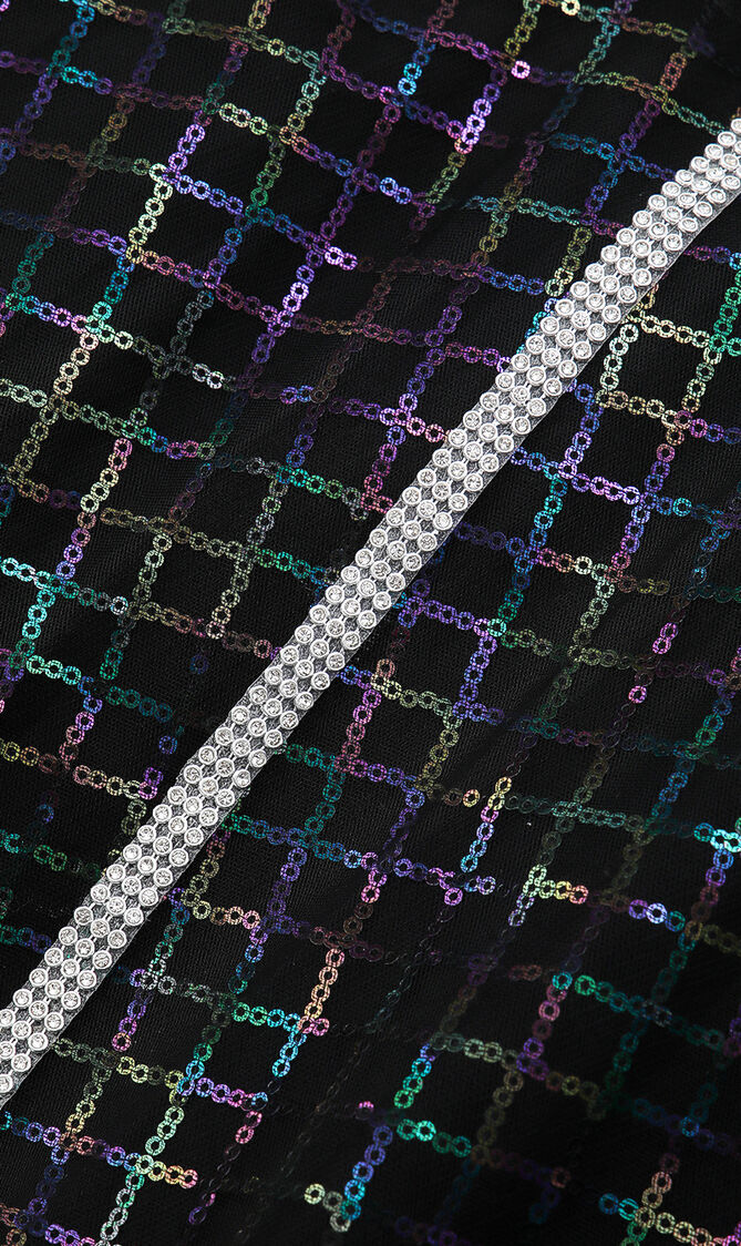 Crystal Embellished Gown Dress