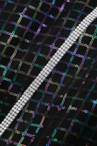 Crystal Embellished Gown Dress