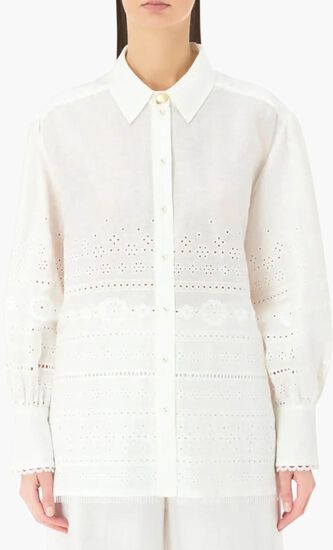 CLOUD EMBROIDERED SHIRT