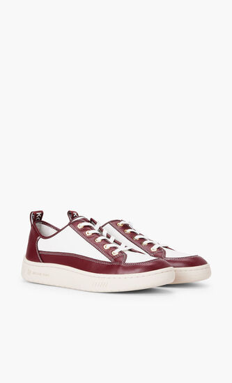 Shea Two Tone Faux Leather Sneakers